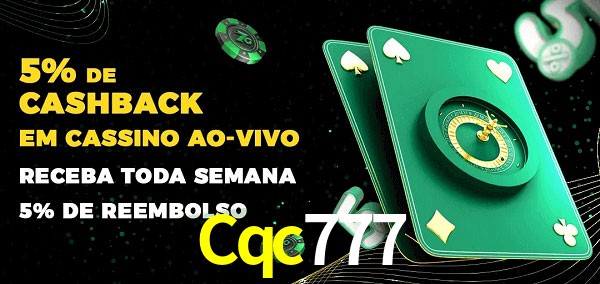 Promoções do cassino ao Vivo Cqc777
